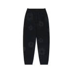 Denim Tears Cotton Wreath Sweatpants Black Monochrome