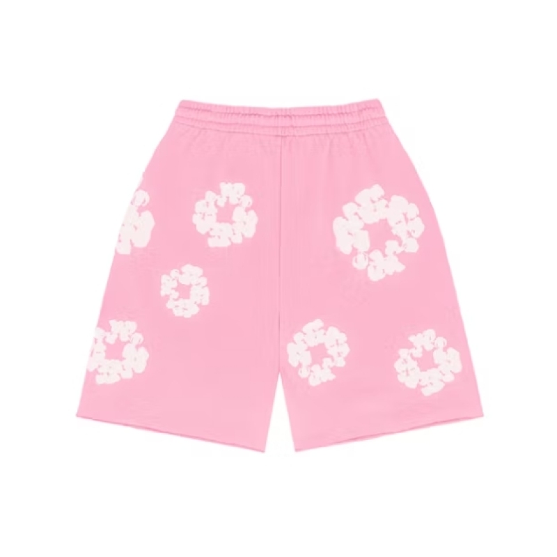Denim Tears The Cotton Wreath Shorts Pink
