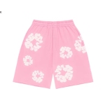Denim Tears The Cotton Wreath Shorts Pink