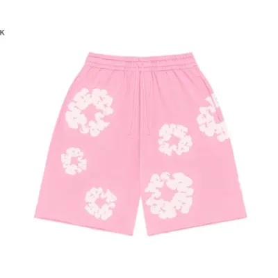 Denim Tears The Cotton Wreath Shorts Pink 01