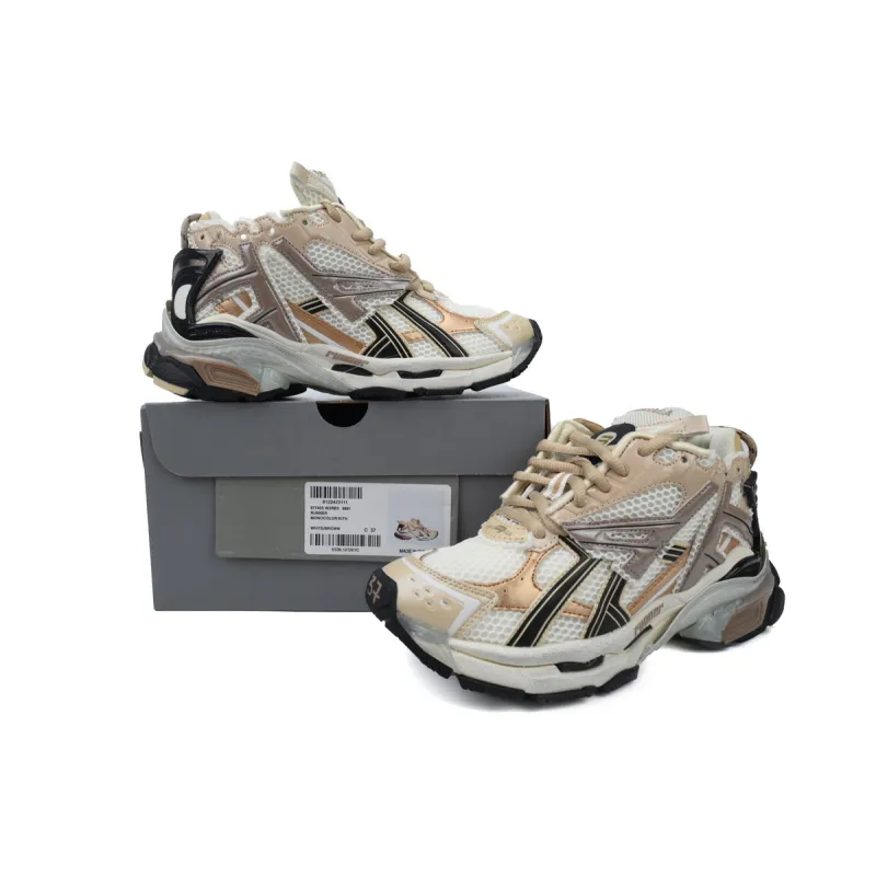 Ba*len*cia*ga runner beige black white 677403 w3rb3 9891