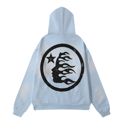 Hellstar Sport Hoodie Blue 02