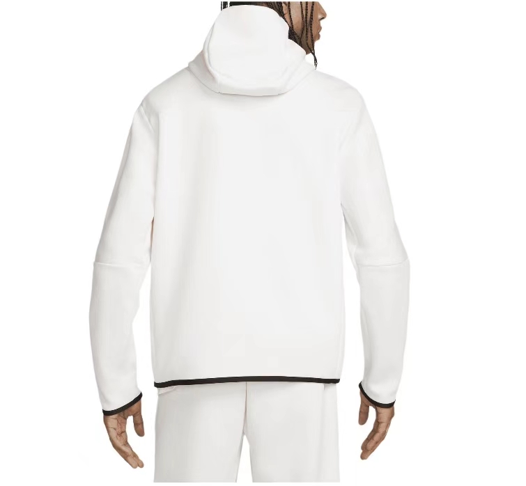 Nike Sportswear Tech Fleece Full-Zip Hoodie & Joggers Set White