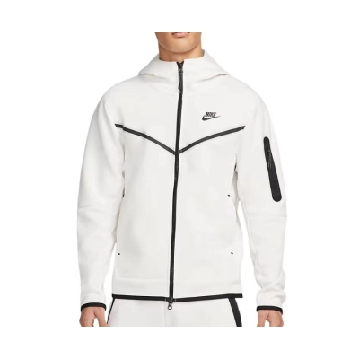 Nike Sportswear Tech Fleece Full-Zip Hoodie & Joggers Set White 02