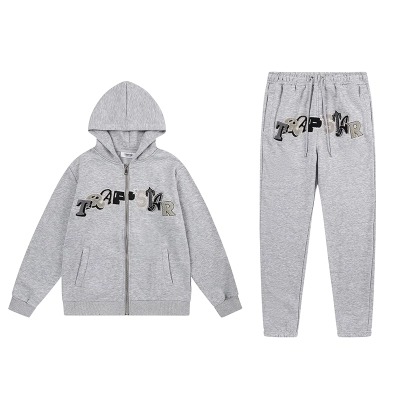 Trapstar Hoodie Tracksuit Grey 8848 01