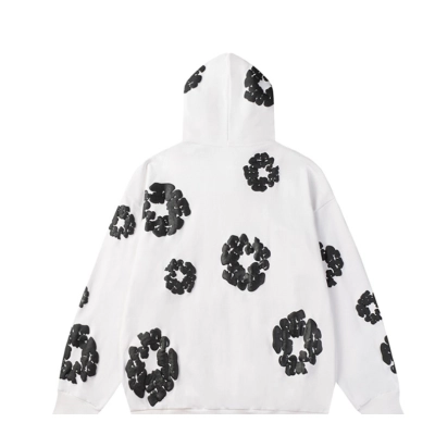 Denim Tears The Cotton Wreath Sweatshirt Black and White 02