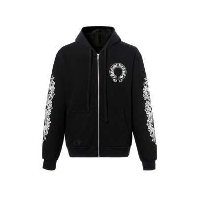 Chrome Heart Black Hoodie HD12 01