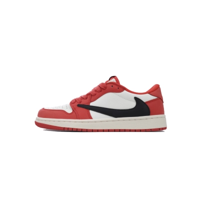 Travis Scott x Air Jordan 1 Low Red DM7688-100 01