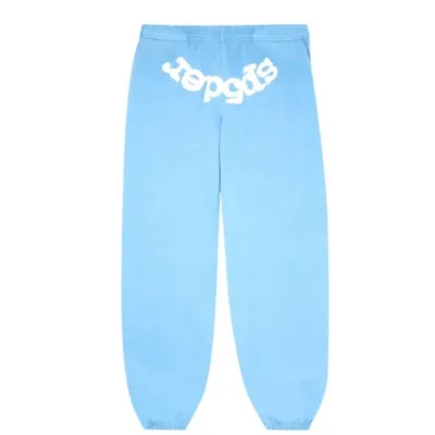 Sp5der Worldwide Sweatpant Sky Blue 01