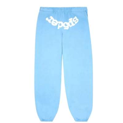 Sp5der Worldwide Sweatpant Sky Blue 01