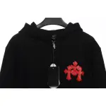 Chrome Heart Zip up Hoodie Red