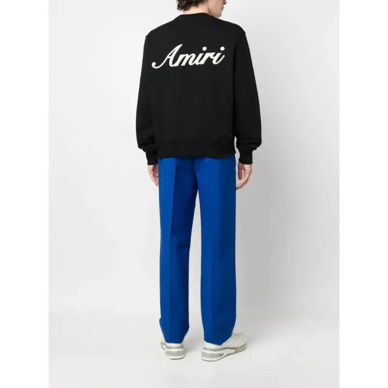 Ami Logo-Embroidered Cotton Sweatshirt 