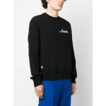 Ami Logo-Embroidered Cotton Sweatshirt 