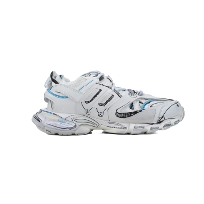 Balenciaga Track Sneaker White Blue 542023 W3SRA 9014 02
