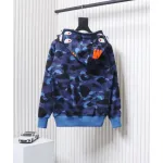 BAPE Color Camo Shark Full Zip Hoodie Blue