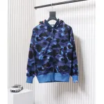 BAPE Color Camo Shark Full Zip Hoodie Blue