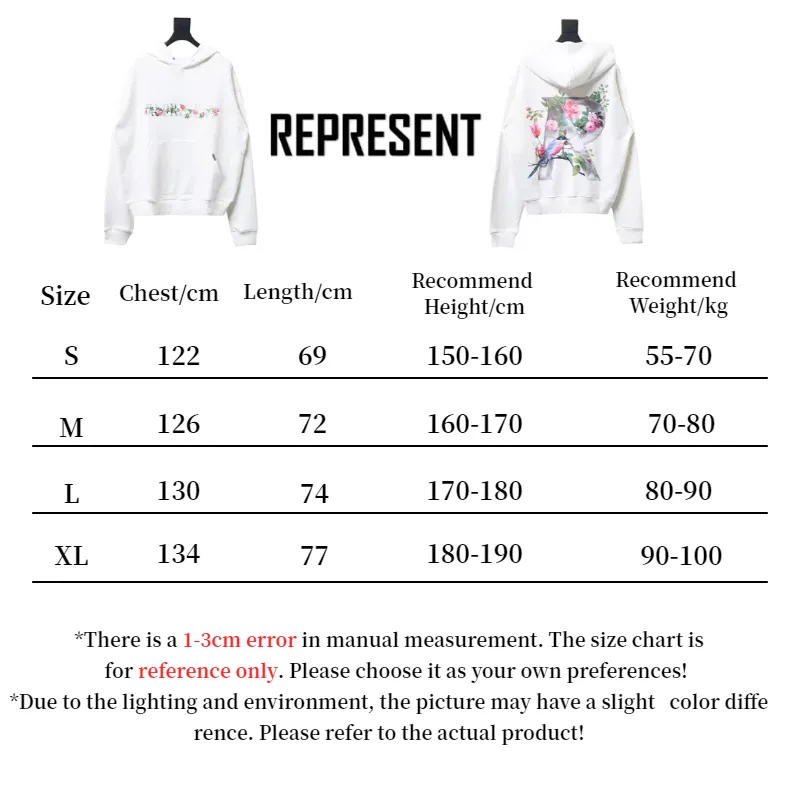 Represent Floral Initial Hoodie