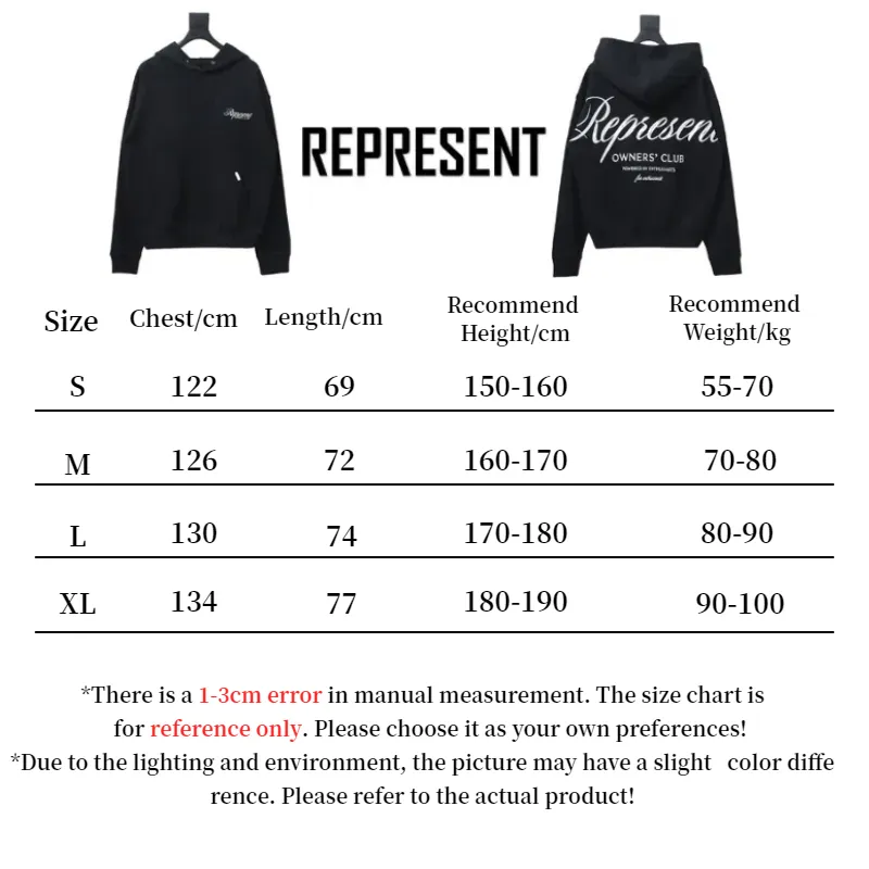Represent Owners Club Script Hoodie