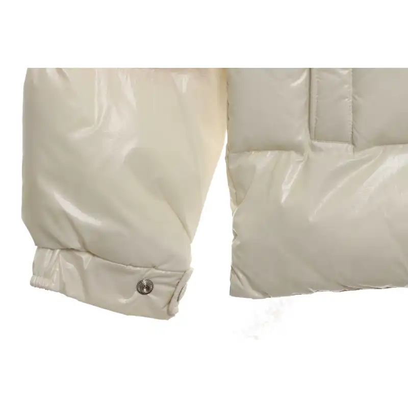 Moncler Maya 70 Short Down Jacket White