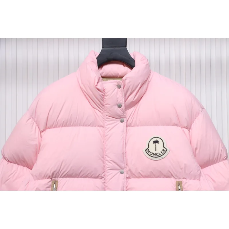 Moncler Palm Angels Pink Antora Down Jacket