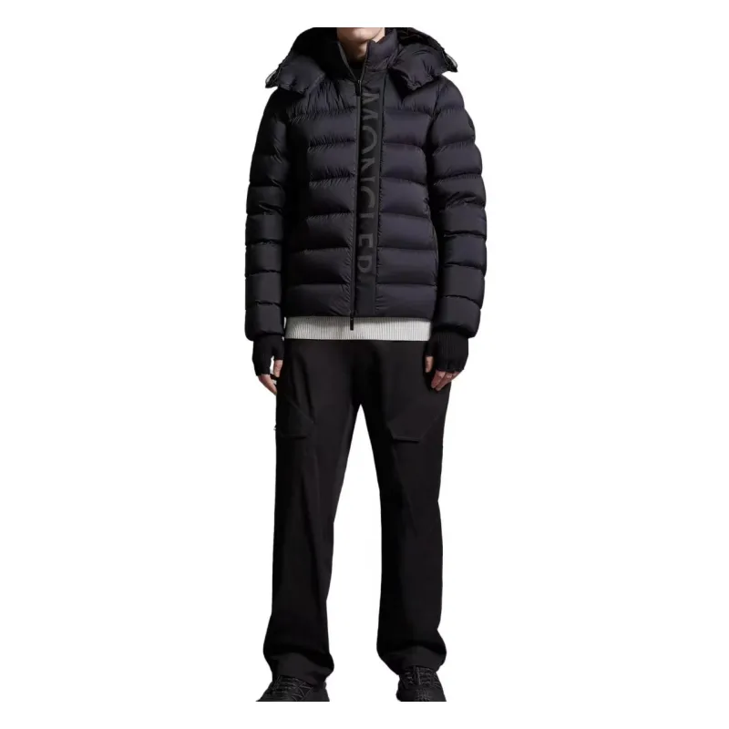 Moncler Ume Short Down Jacket Black