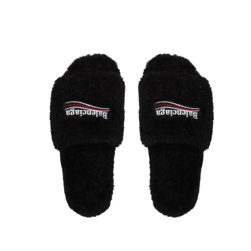 Balenciaga Furry Slide 