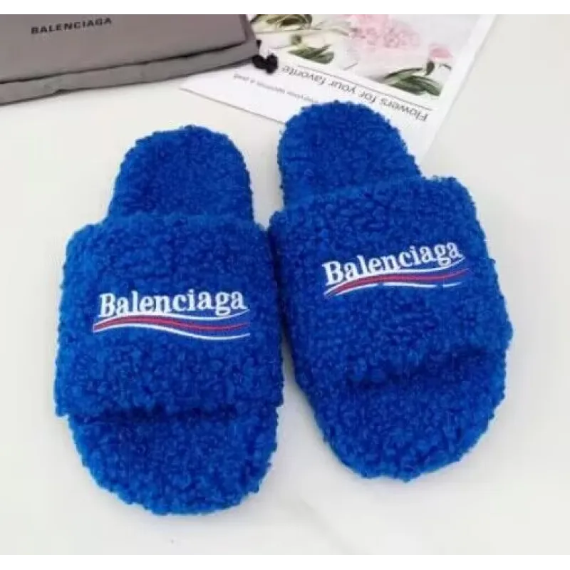 Balenciaga Furry Slide 