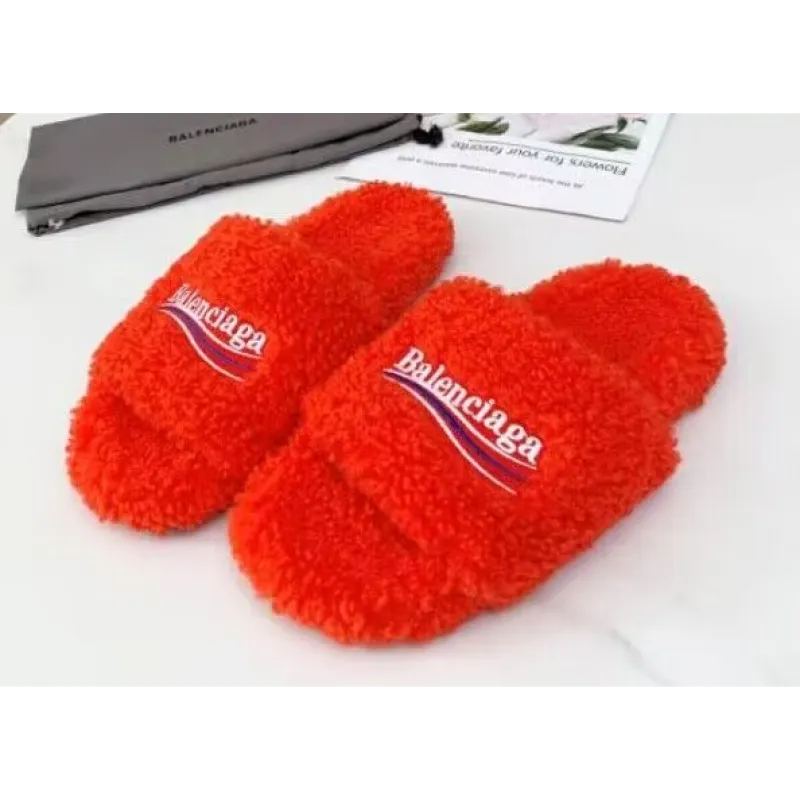Balenciaga Furry Slide 