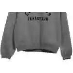 Fear of God Essentials Dark Heather Oatmeal Mint Leaf Nylon Fleece Hoodie