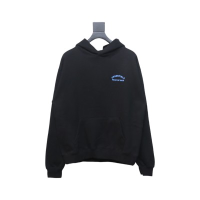 Fear of God Essentials Hoodie Black 01