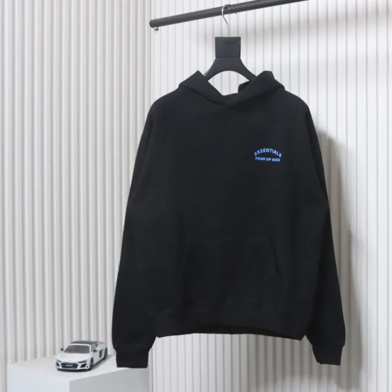 Fear of God Essentials Hoodie Black