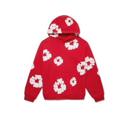 Denim Tears The Cotton Wreath Sweatshirt Red 01