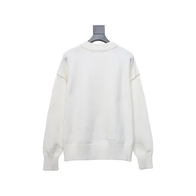 AMI Paris Ami de Coeur Sweater White 02