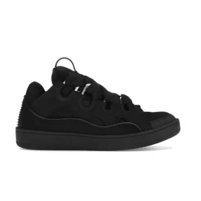 Lanvin Leather Curb Triple Black 02