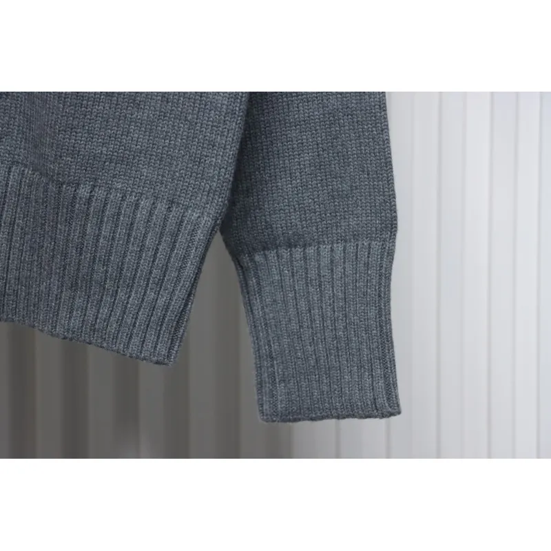 AMI Paris Ami de Coeur Sweater Grey