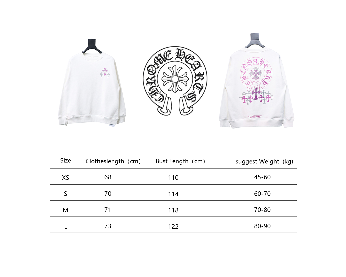 Chrome Hearts Hoodie White