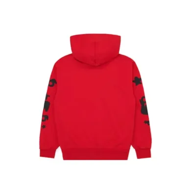 Sp5der Beluga Hoodie Red 02
