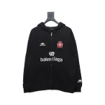 Balencigia Hoodie Black and White