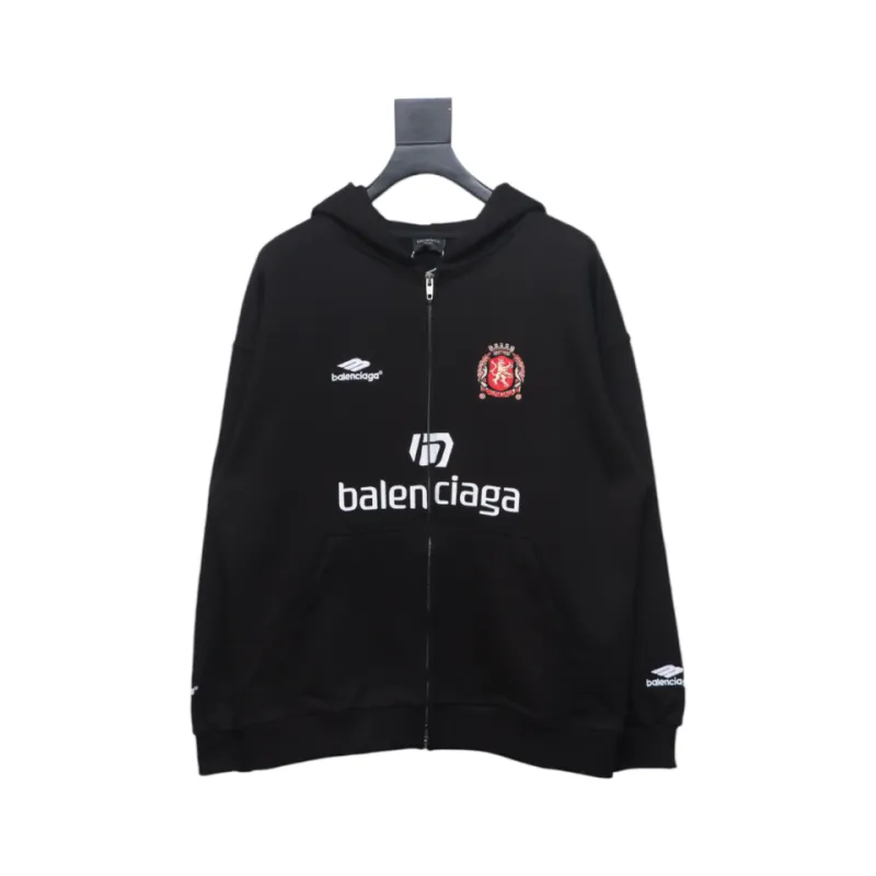 Balencigia Hoodie Black and White