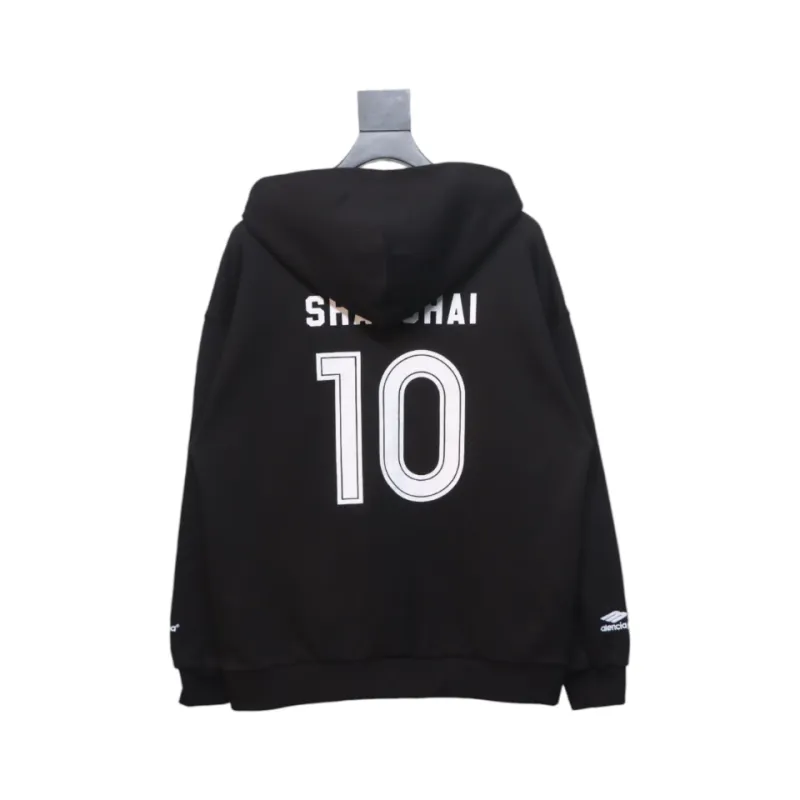 Balencigia Hoodie Black and White