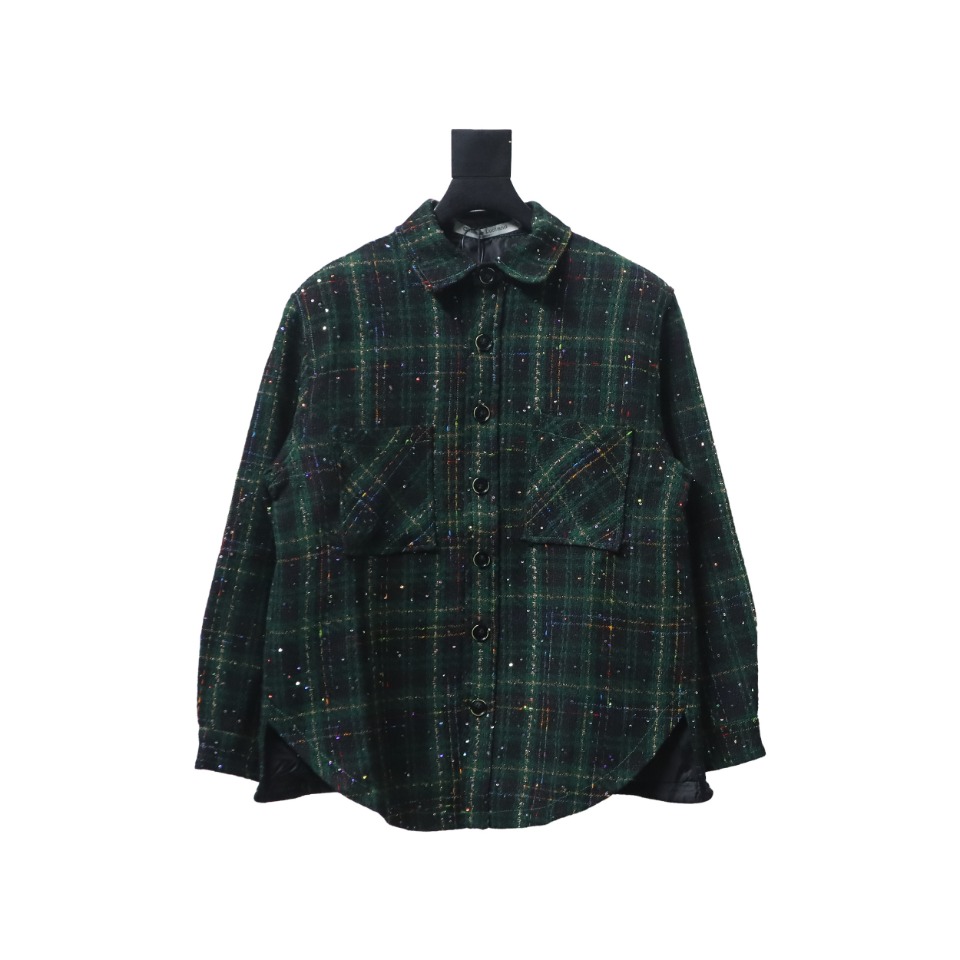 Designer Button Shirts Green