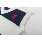 AMI Rugby Stripe Vest Knit