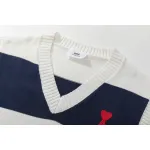 AMI Rugby Stripe Vest Knit