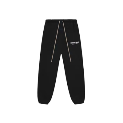 Fear of God Essentials Fleece Essential Sweatpant Black 01