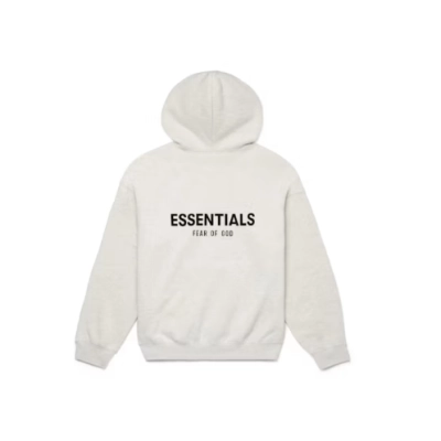 Fear of God Essentials Hoodie Light Oatmeal 01