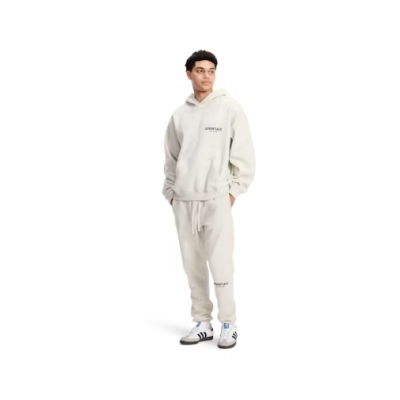 Fear of God Essentials Hoodie Light Oatmeal 02