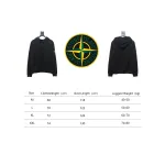 Stone Island Compass-badge Zipped Hoodie Black
