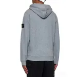 Stone Island Compass-badge Zipped Hoodie Grey