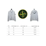 Stone Island Compass-badge Zipped Hoodie Grey