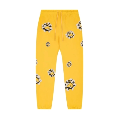 Denim Tears Cactus Tears Wreath Sweatpants Yellow 01